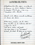 La patria del poeta